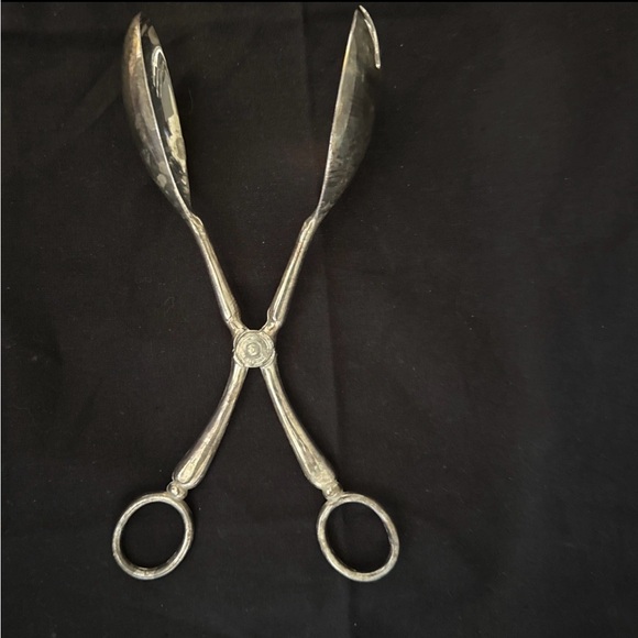 Other - Vintage Silver-Tone Serving Tongs